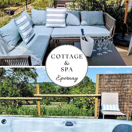 Le Cemarose: Spa, Jardin, Terrasse Et Jolie Vue Au Coeur D'Épernay Kültér fotó