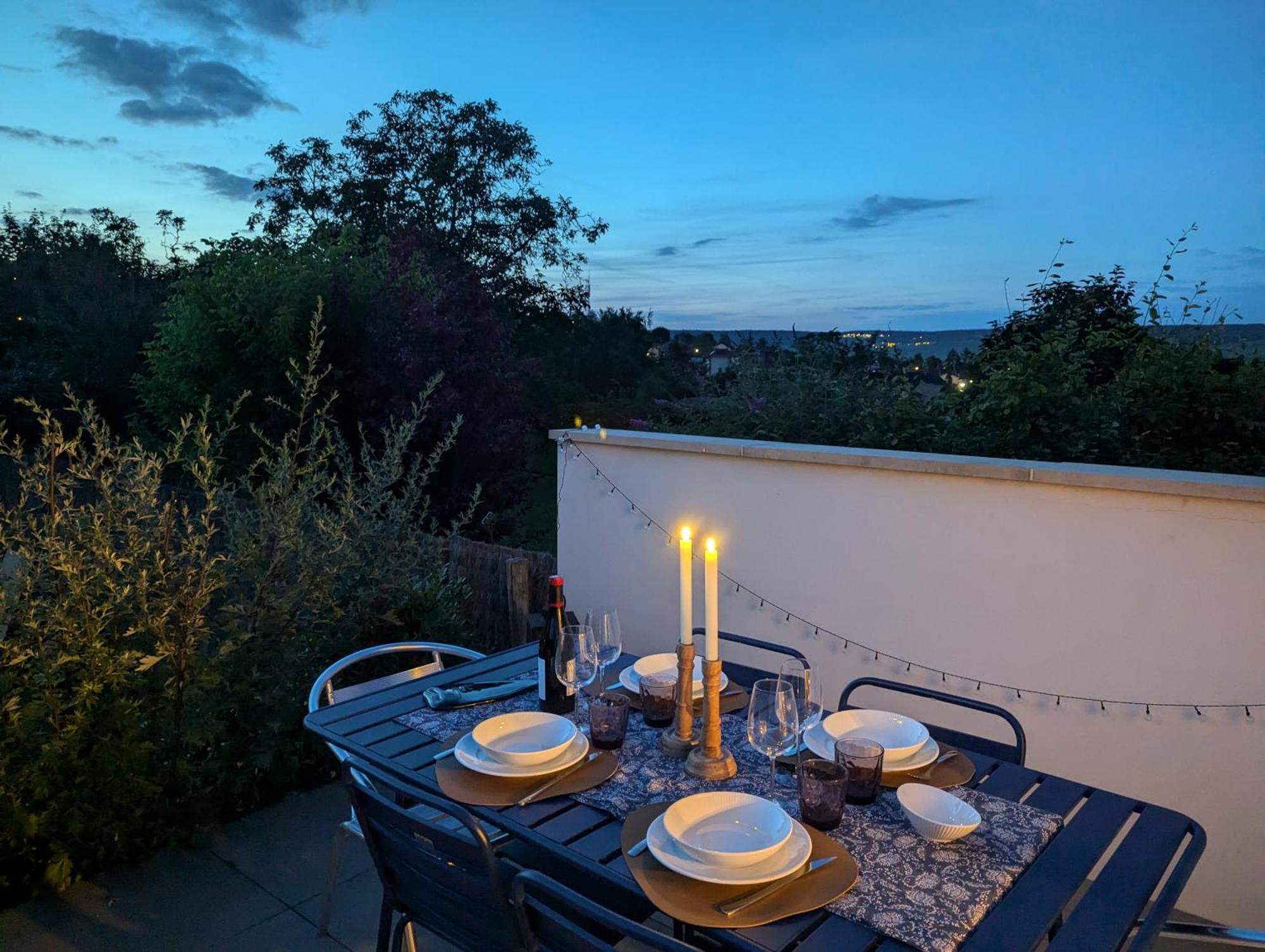 Le Cemarose: Spa, Jardin, Terrasse Et Jolie Vue Au Coeur D'Épernay Kültér fotó