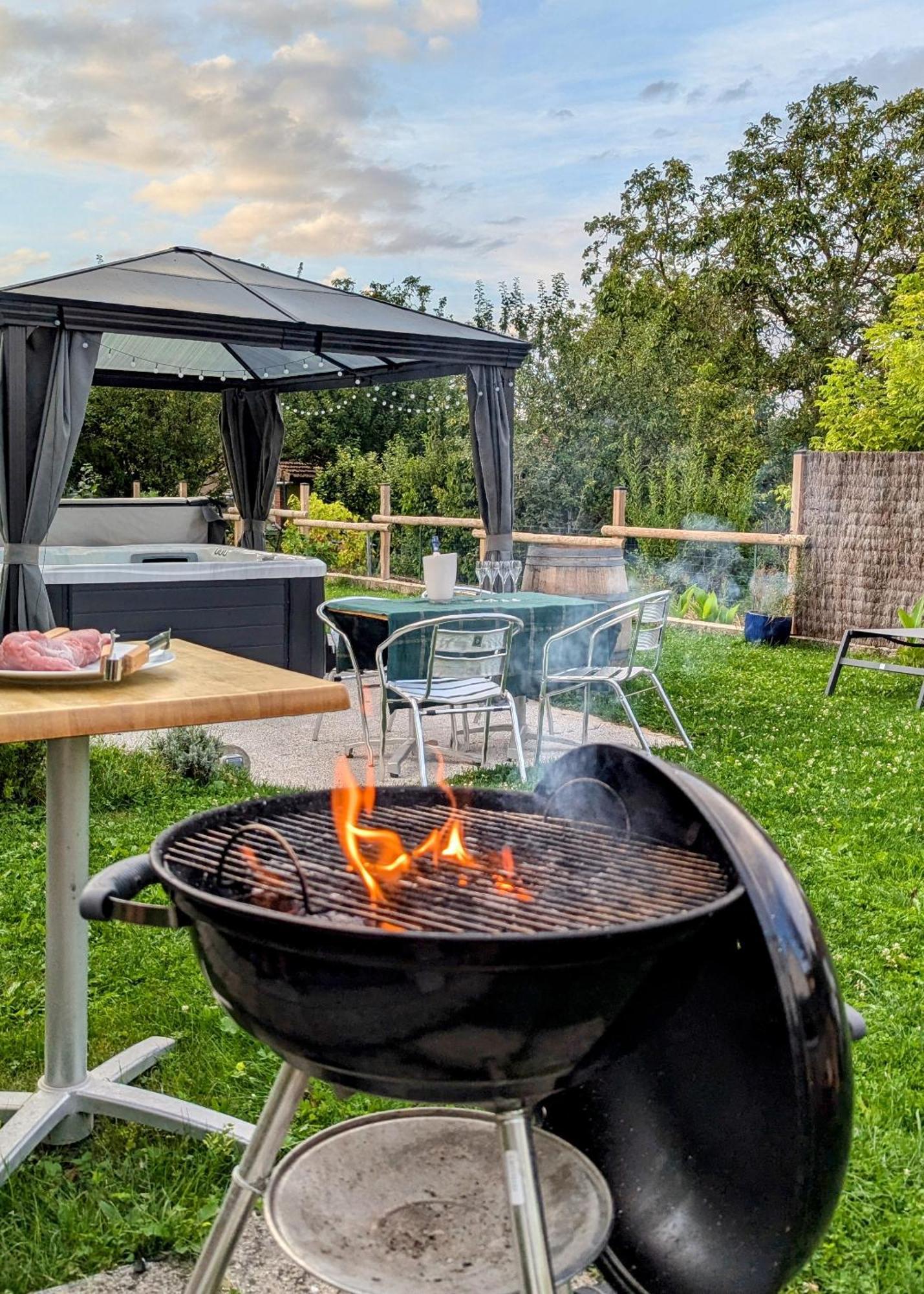 Le Cemarose: Spa, Jardin, Terrasse Et Jolie Vue Au Coeur D'Épernay Kültér fotó