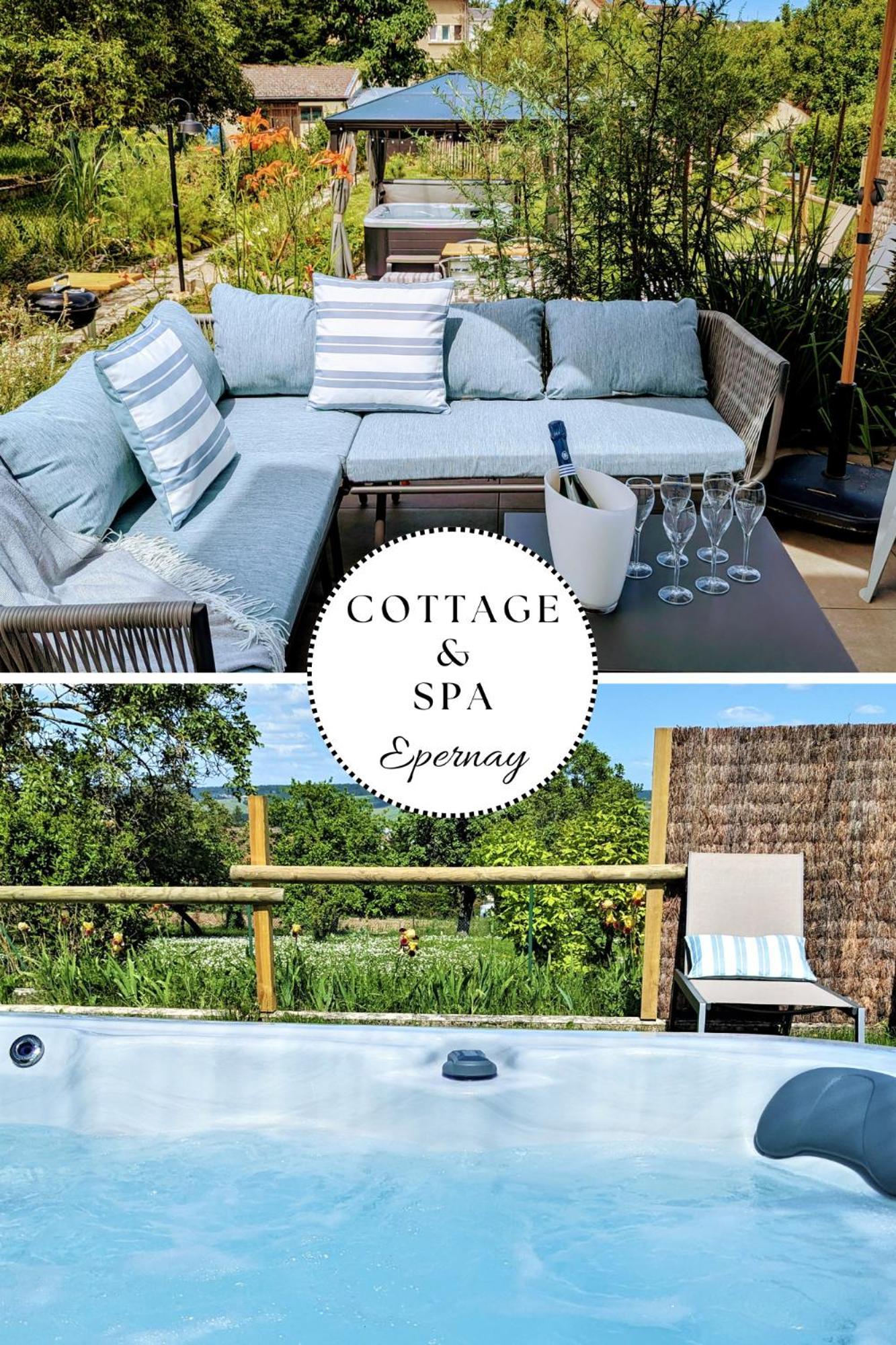 Le Cemarose: Spa, Jardin, Terrasse Et Jolie Vue Au Coeur D'Épernay Kültér fotó